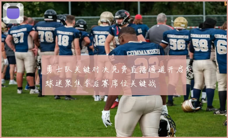勇士队关键对决免费直播通道开启球迷聚焦季后赛席位关键战